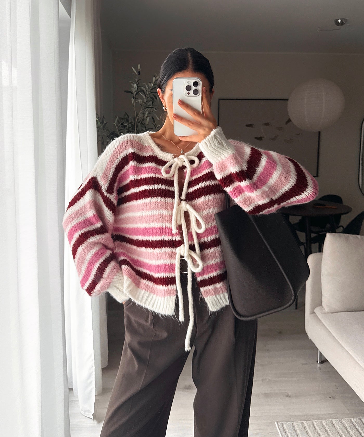 Cardigan Schleife Fia Pink Shades