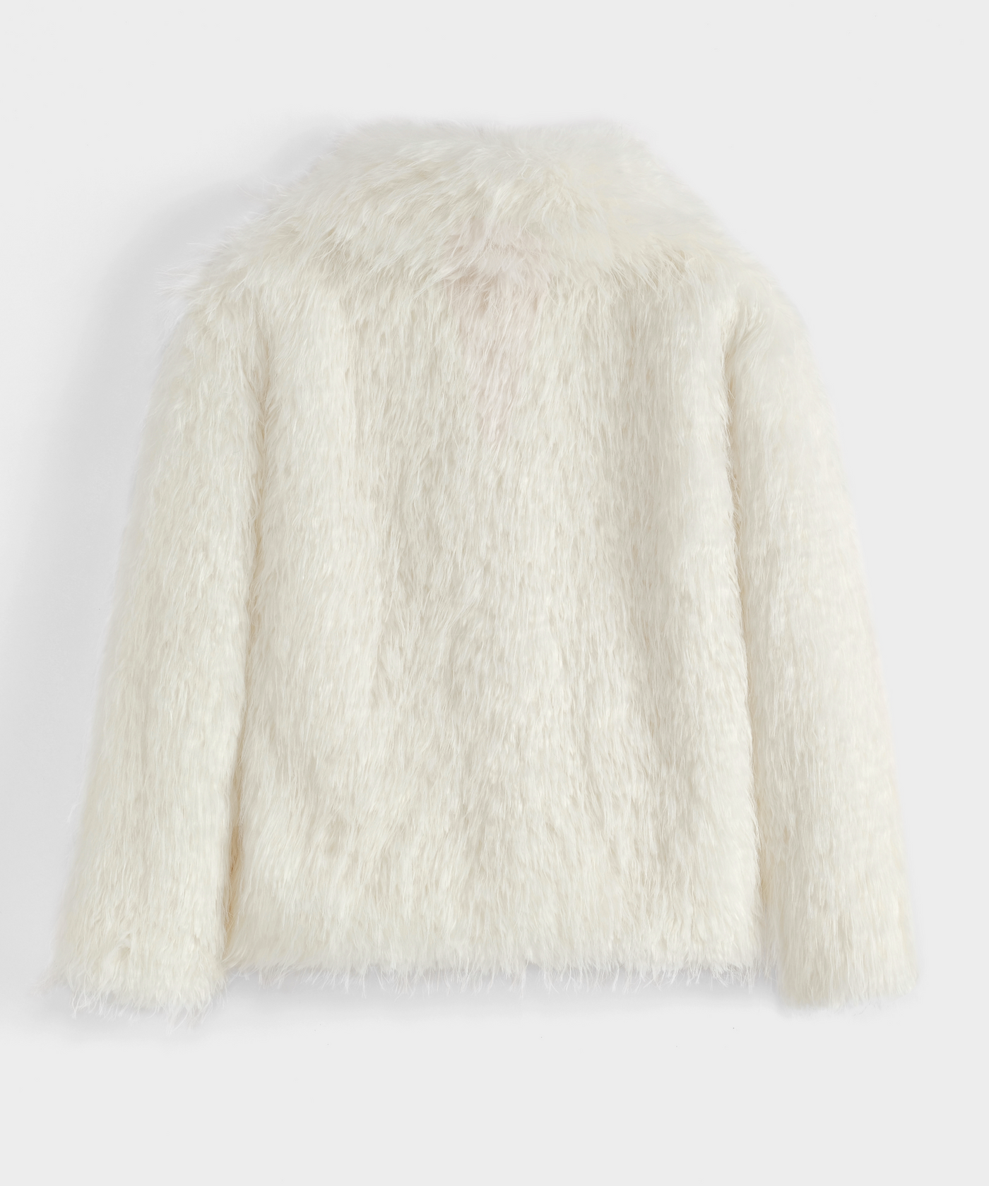 Kunstfell Jacke Sophie Weiß