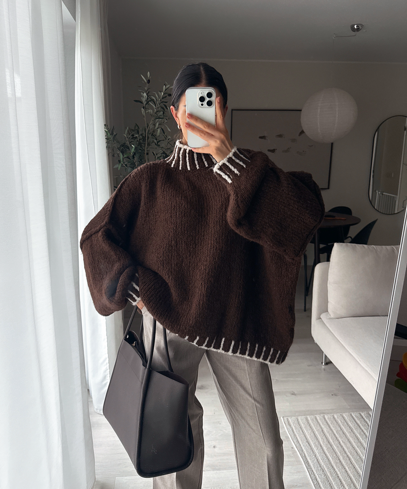 Pullover Salma Dunkelbraun