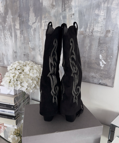 Cowboy Stiefel Lavinia Schwarz Ladypolitan ♡