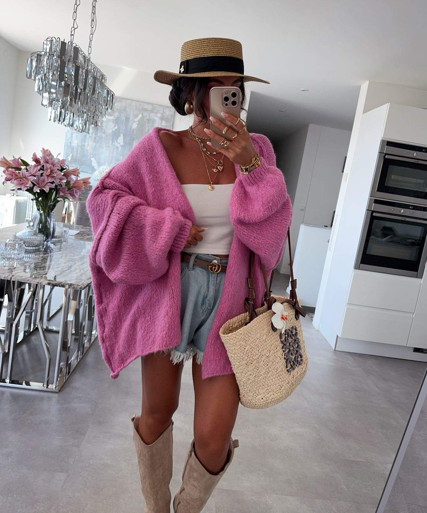 Cardigan Ray Pink Ladypolitan ♡