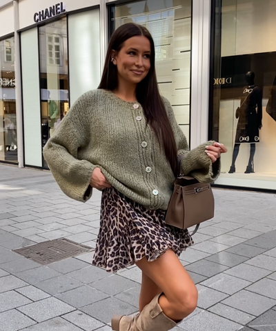 Cardigan Dania Khaki Ladypolitan ♡