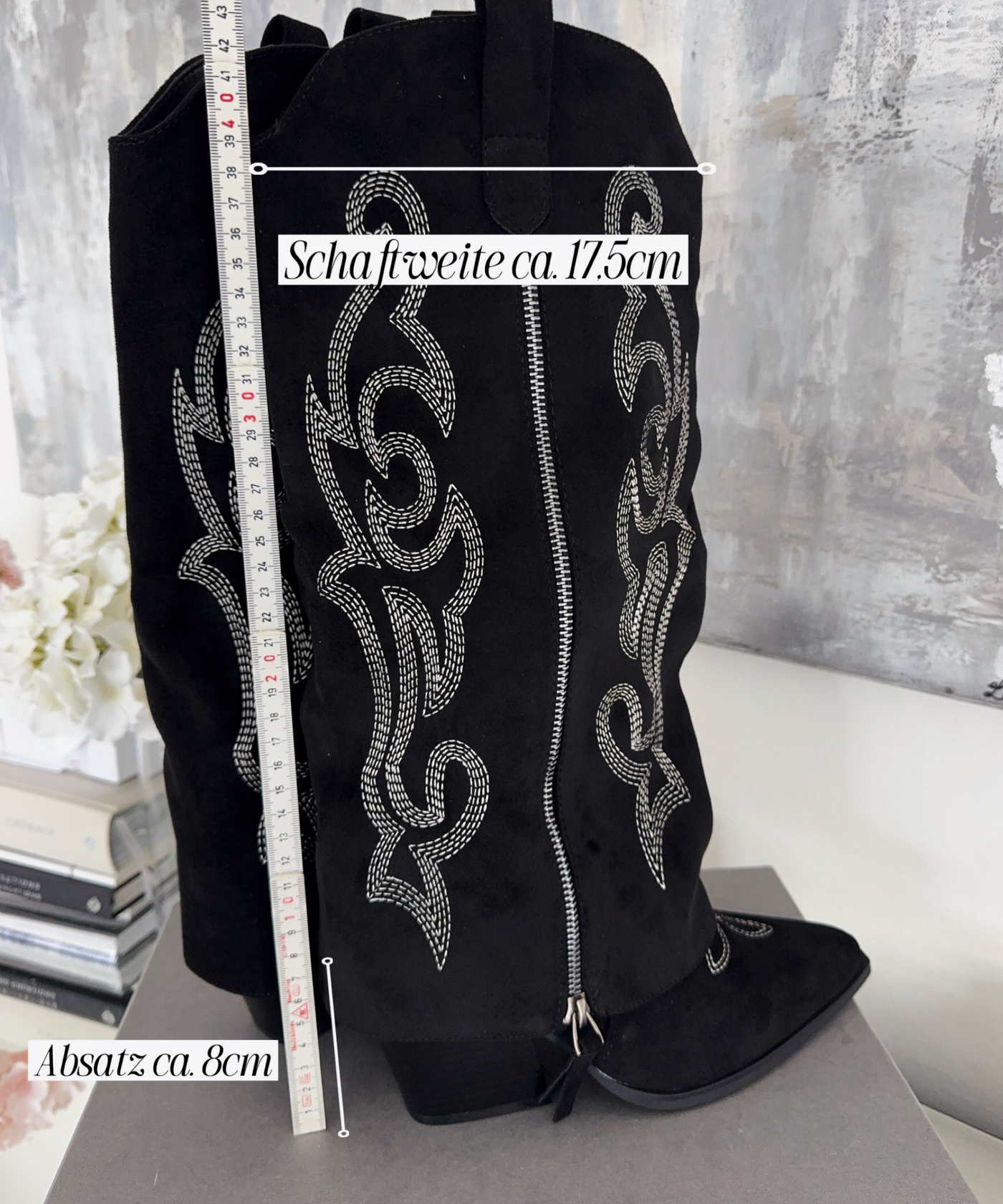 Cowboy Stiefel Lavinia Schwarz Ladypolitan ♡