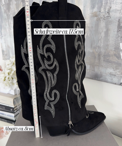 Cowboy Stiefel Lavinia Schwarz Ladypolitan ♡