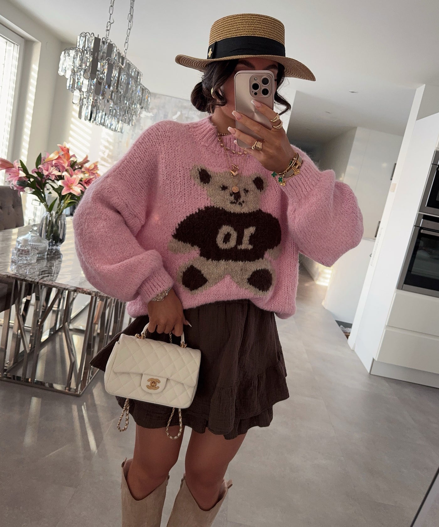 Pullover Teddybär Rosa Ladypolitan ♡