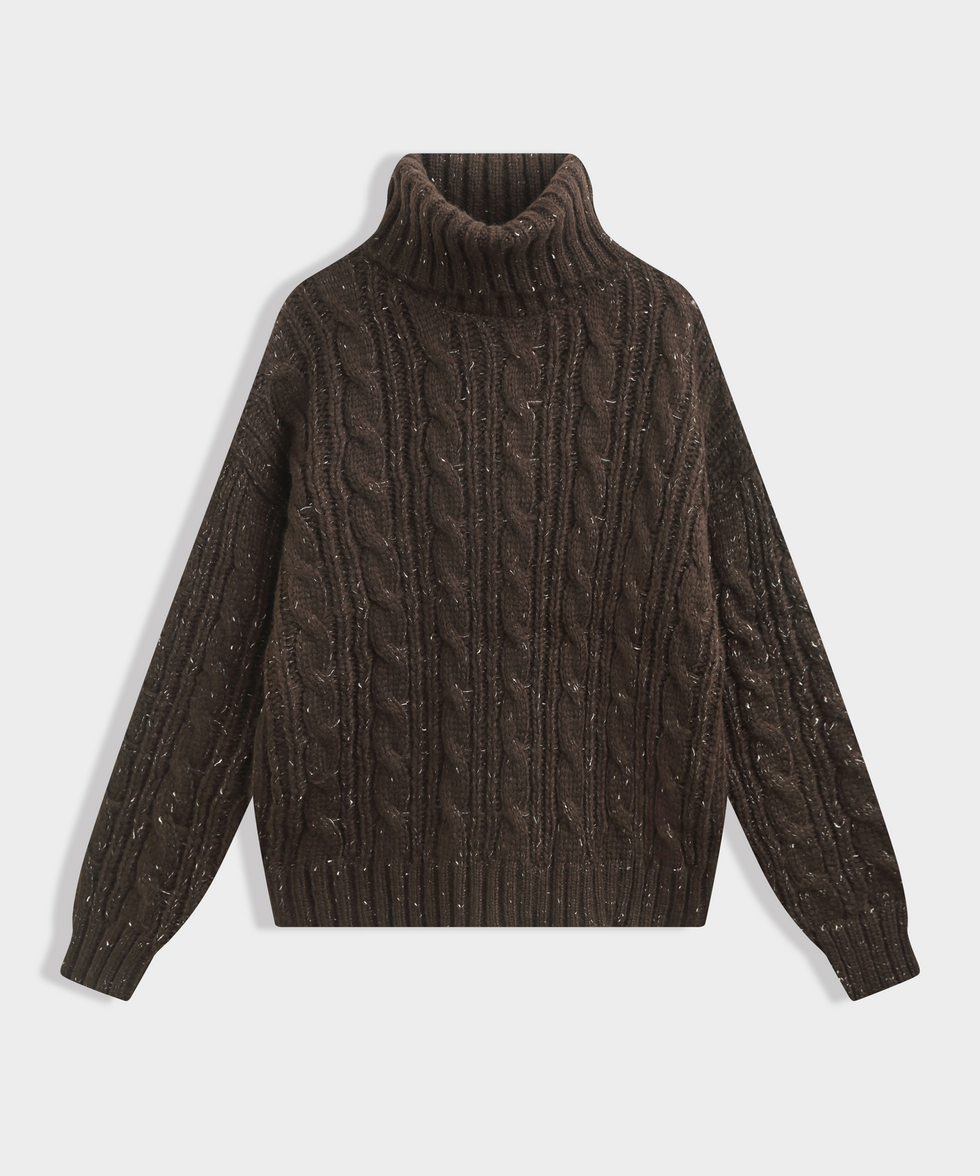 Rollkragen Pullover Vilena Braun Ladypolitan ♡