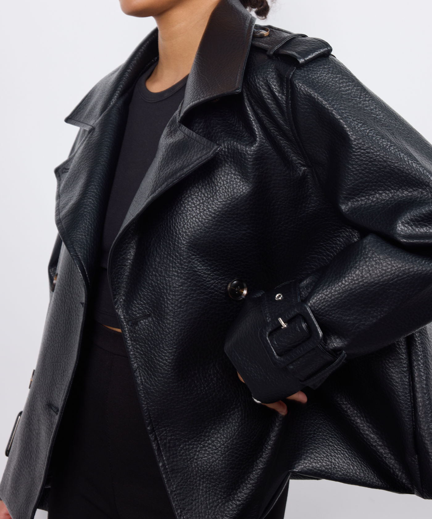 Lederjacke Gloria Schwarz
