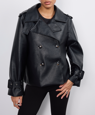 Lederjacke Gloria Schwarz
