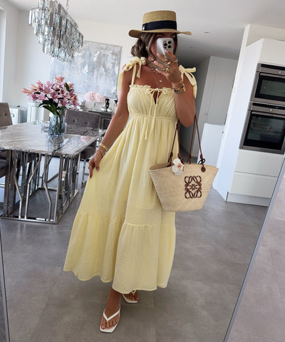 Kleid Taika Gelb