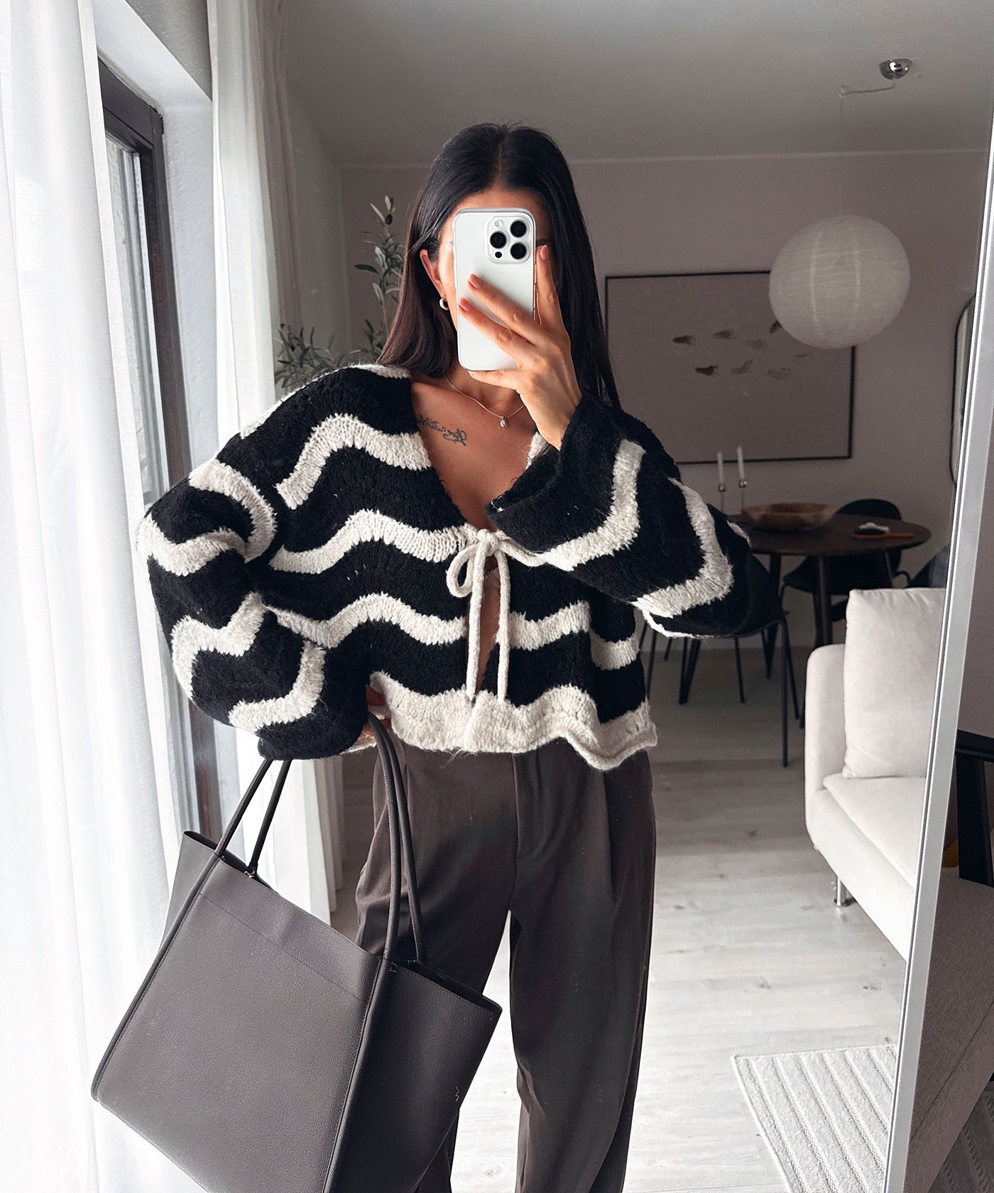 Strickjacke Leali Schwarz