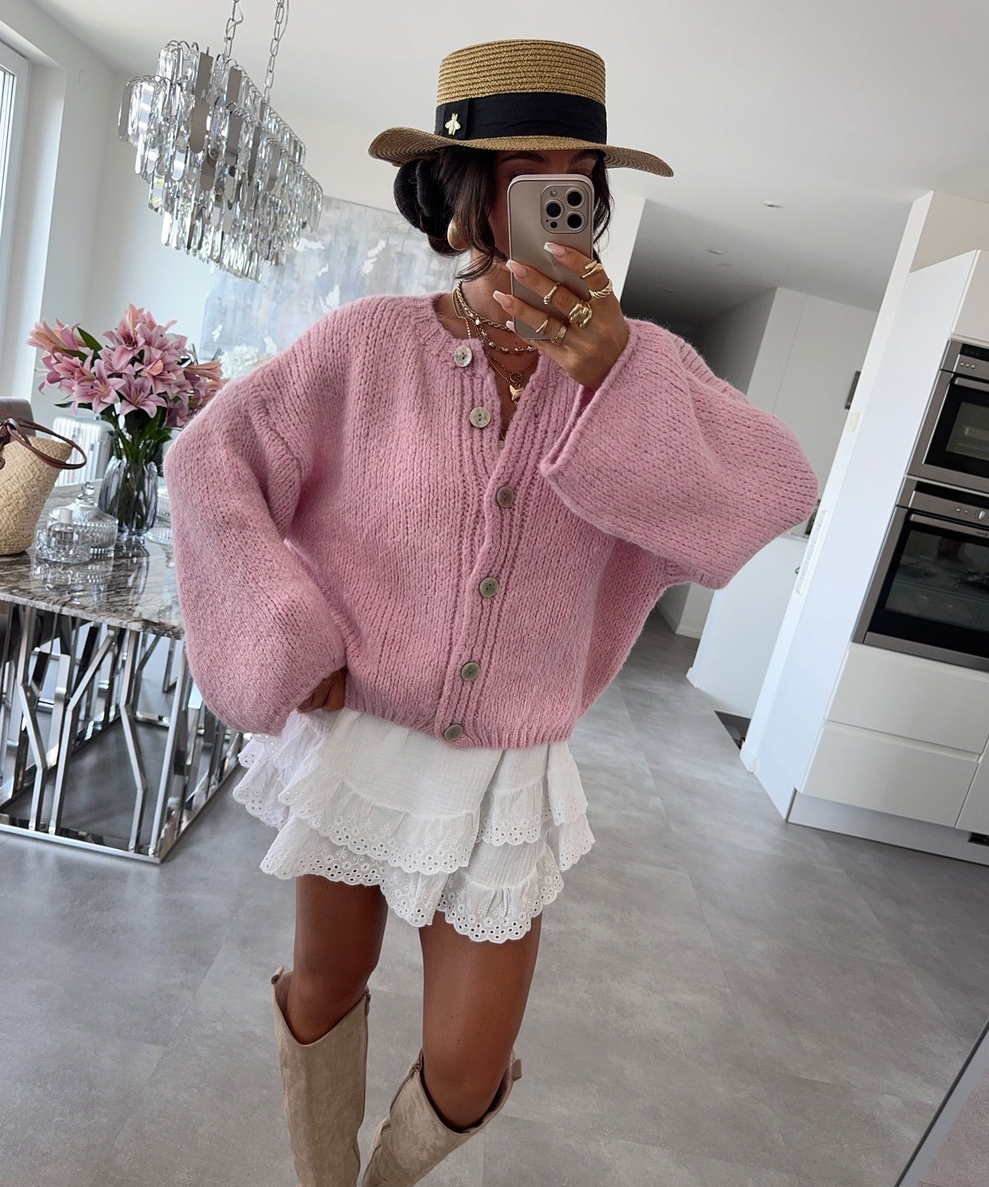 Musselin Hosenrock Ella Weiß Ladypolitan ♡