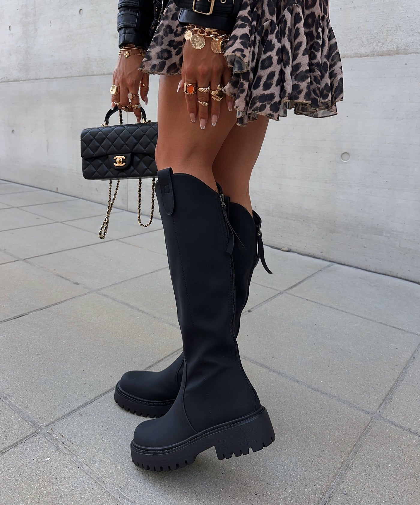 Stiefel Larifa Mattschwarz Ladypolitan ♡
