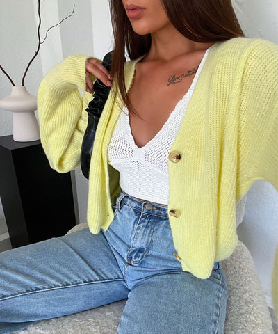 Jäckchen Jade Gelb Ladypolitan - Fashion Onlineshop für Damen