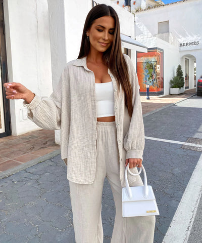 Musselin Set Alinea Beige Ladypolitan ♡