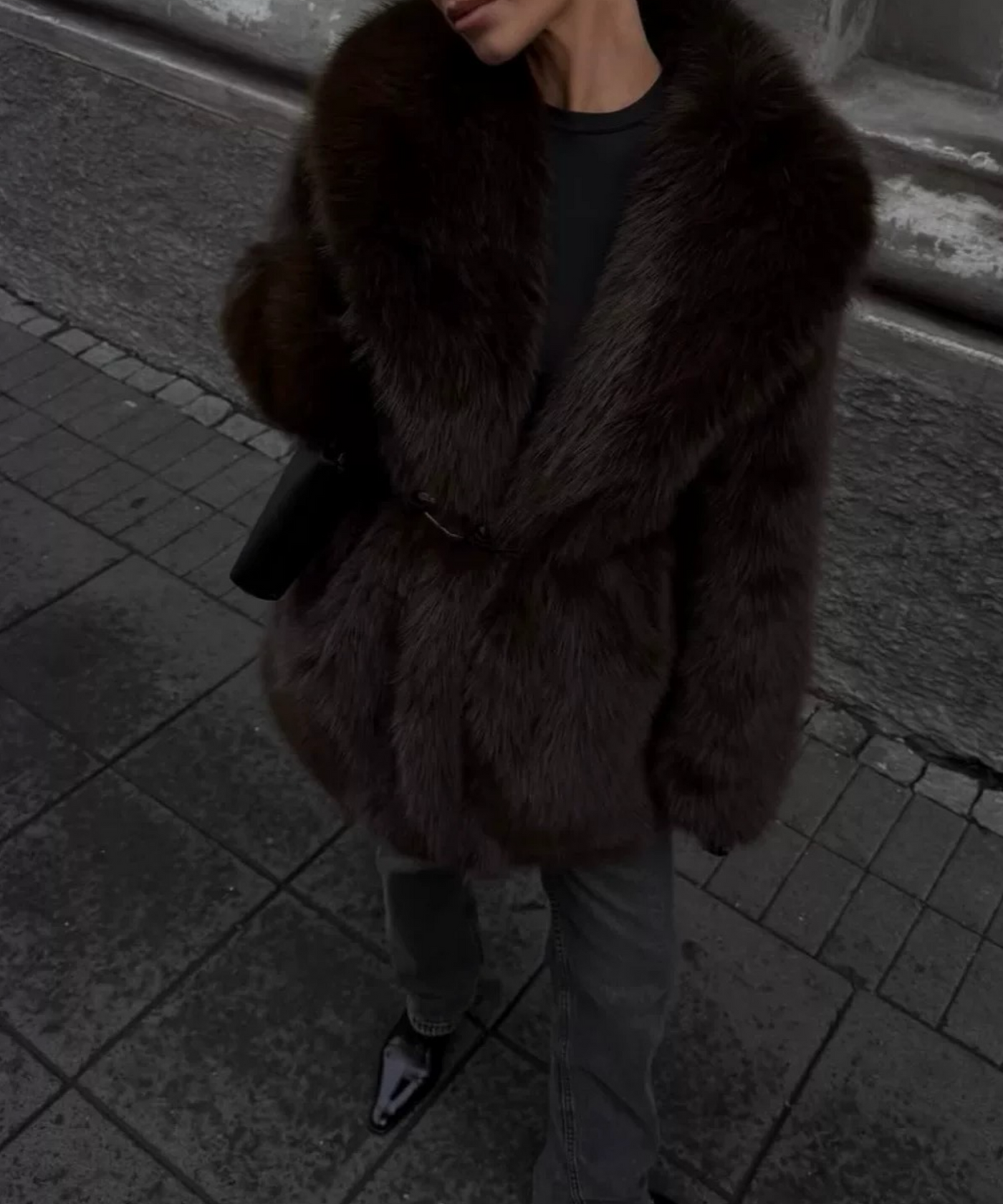 Kunstfell Jacke Linn Braun Ladypolitan ♡