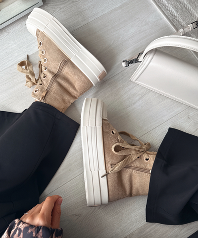 Plateau Sneaker Trana Camel Ladypolitan ♡