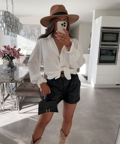 Bluse Diona Weiß  Ladypolitan ♡   