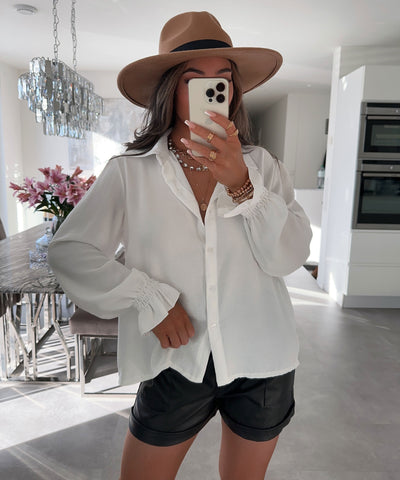 Bluse Diona Weiß  Ladypolitan ♡   