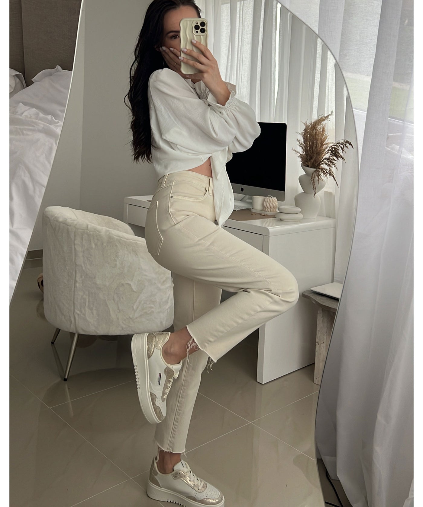 Bluse Diona Weiß  Ladypolitan ♡   