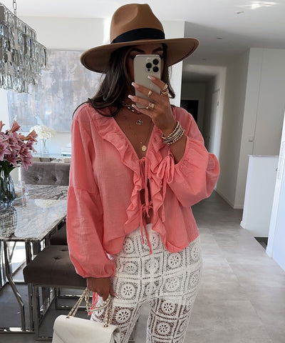 Bluse Palermo Peach  Ladypolitan ♡   
