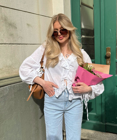 Bluse Palermo Weiß Ladypolitan ♡