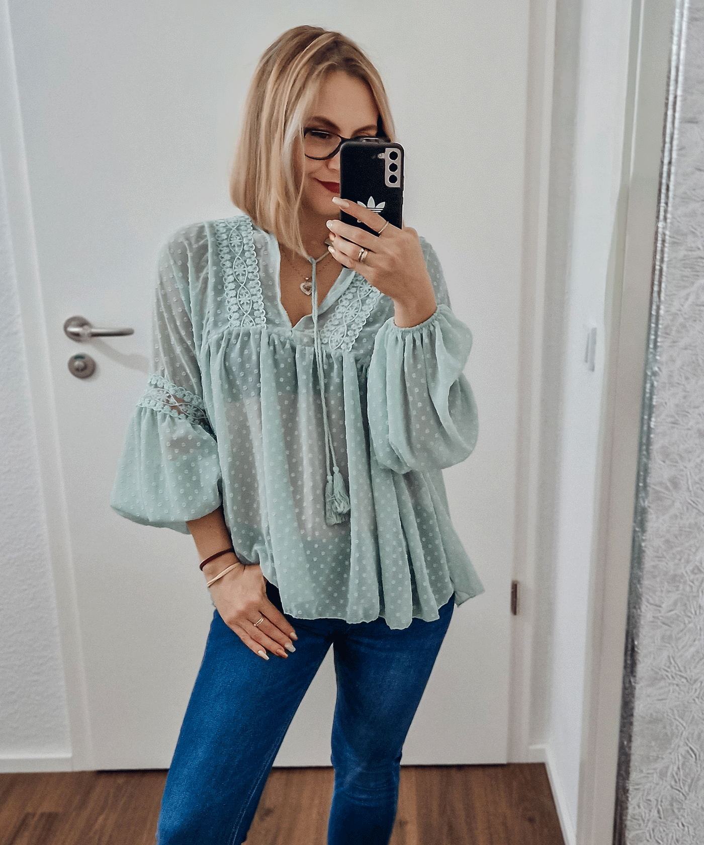 Bluse Paula Mint  Ladypolitan ♡   