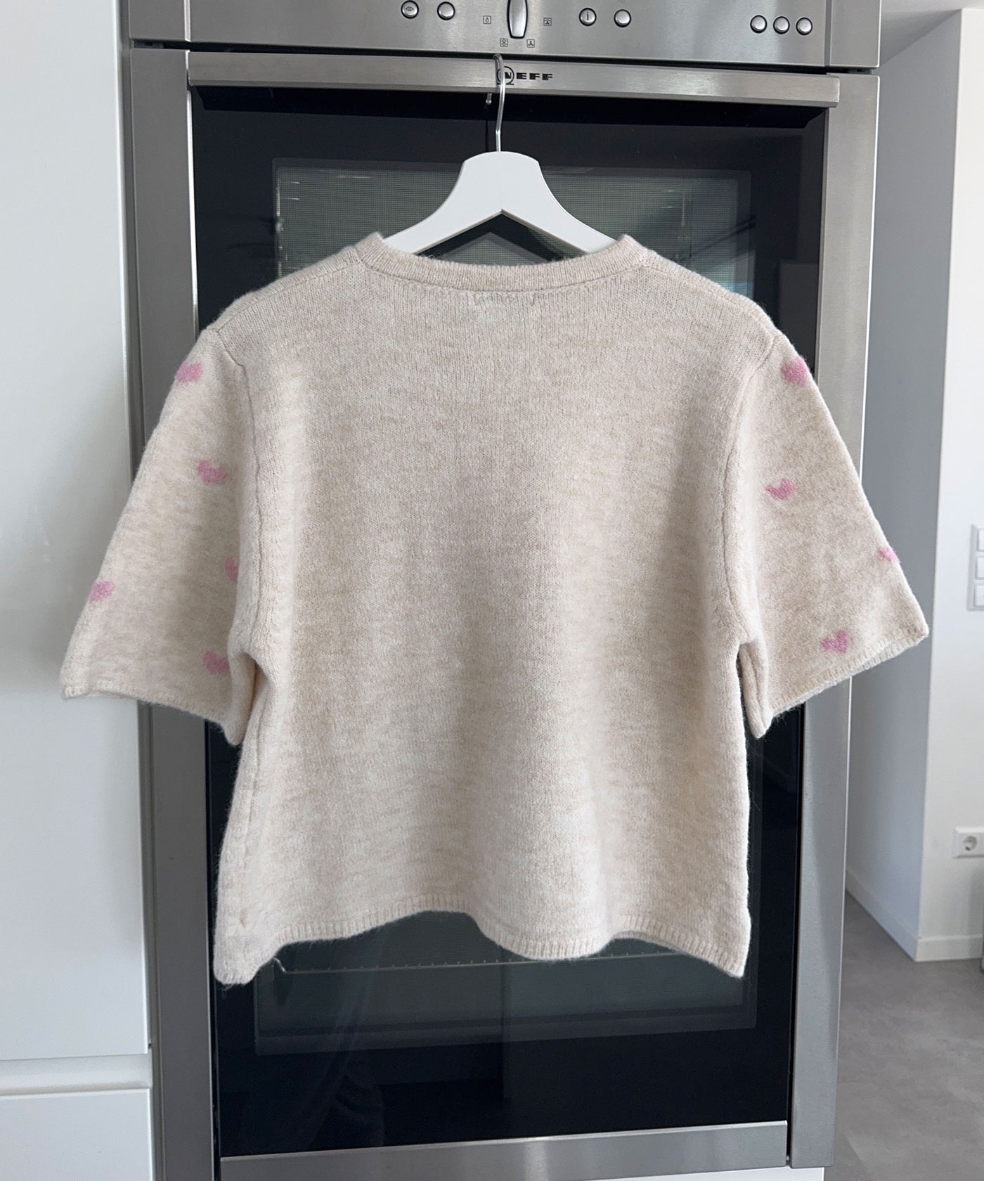 Cardigan Lene mit Herzen Rosa Ladypolitan ♡