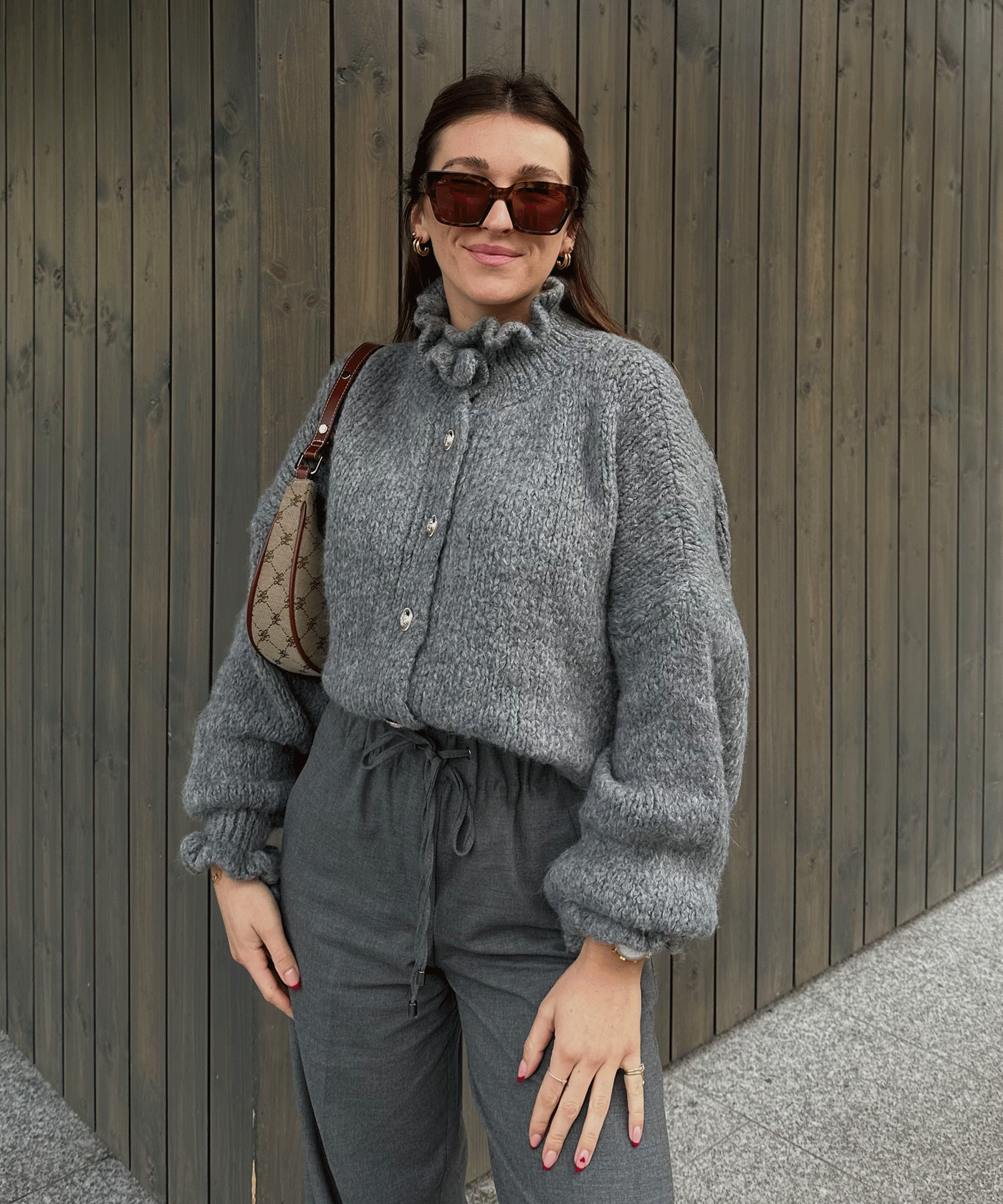 Cardigan Milena Dunkelgrau  Ladypolitan ♡   