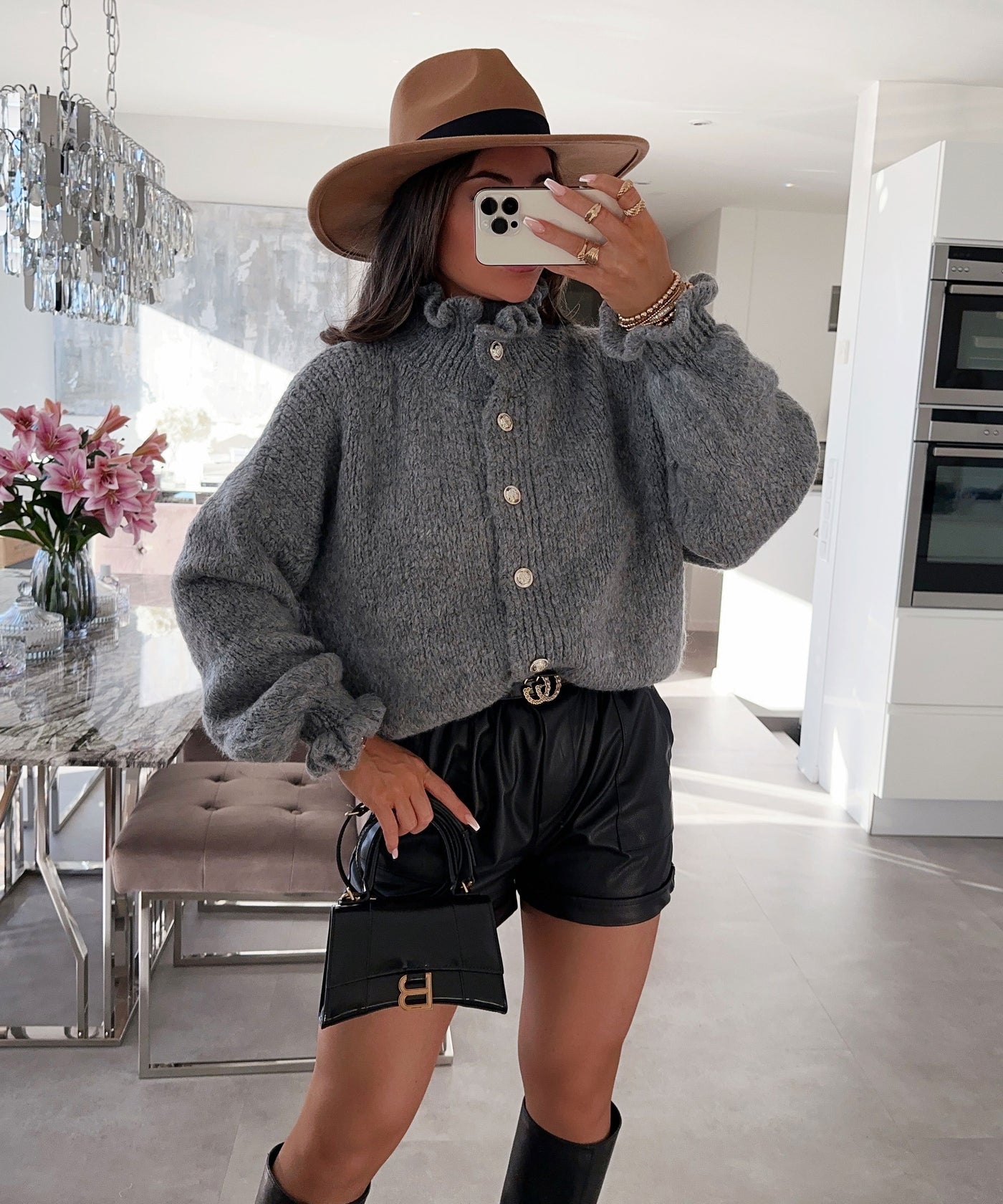 Cardigan Milena Dunkelgrau  Ladypolitan ♡   