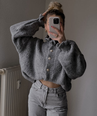 Cardigan Milena Dunkelgrau  Ladypolitan ♡   