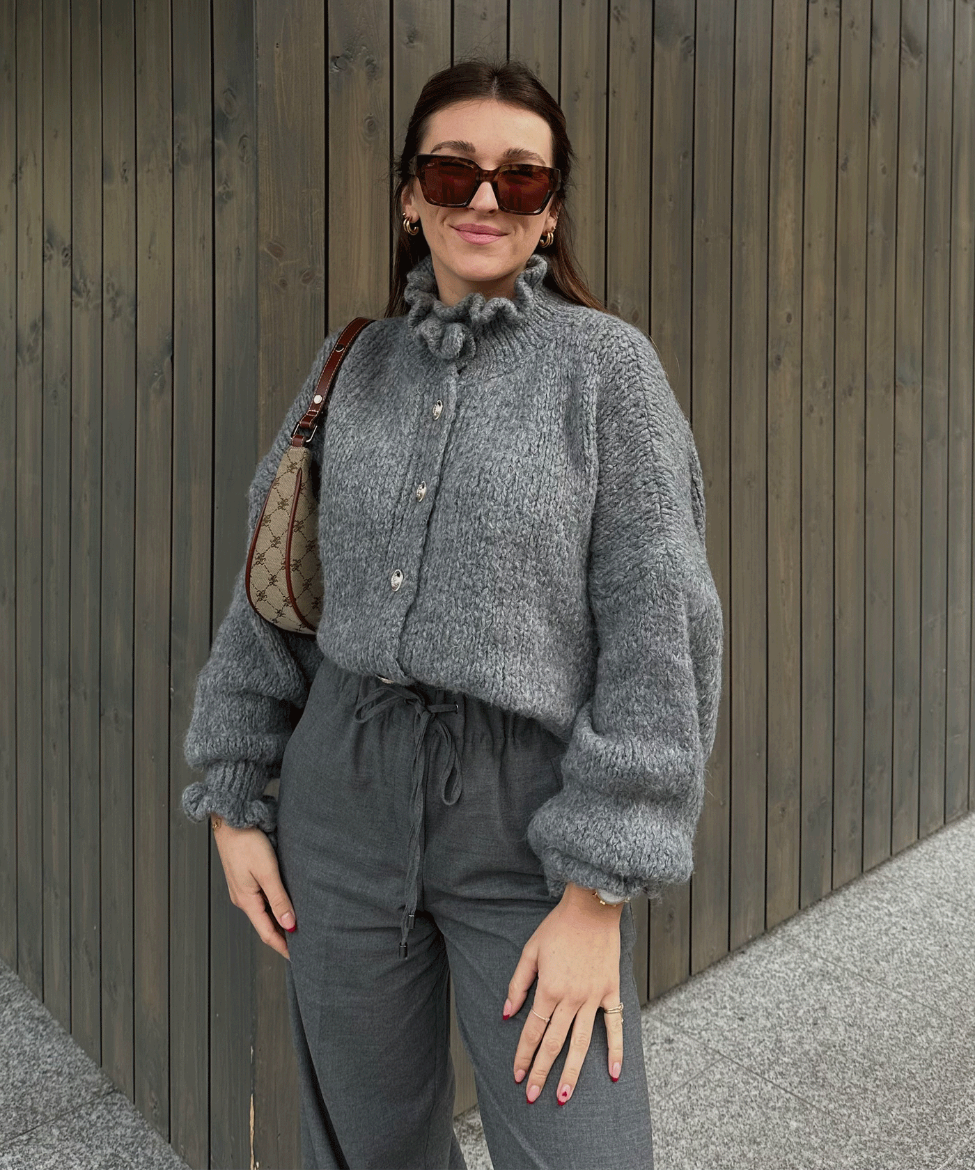 Cardigan Milena Dunkelgrau  Ladypolitan ♡   