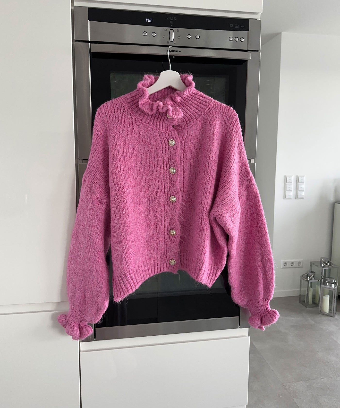 Cardigan Milena Fuchsia Pink  Ladypolitan ♡   