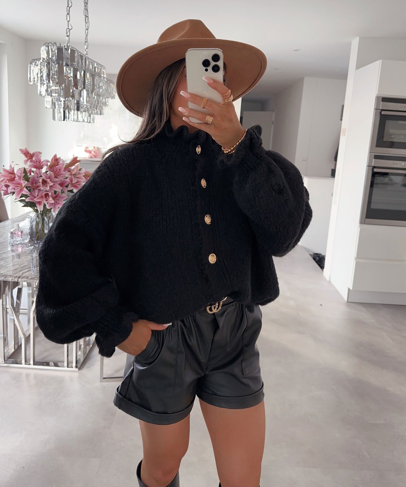 Cardigan Milena Schwarz  Ladypolitan ♡   