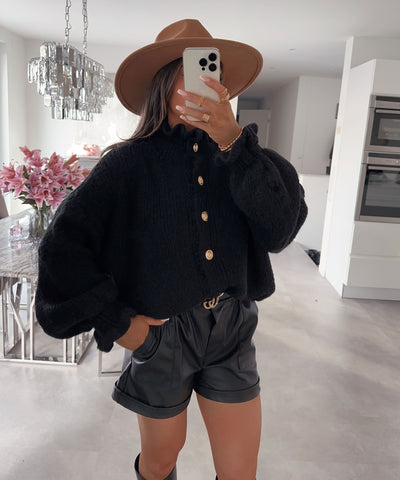 Cardigan Milena Schwarz  Ladypolitan ♡   