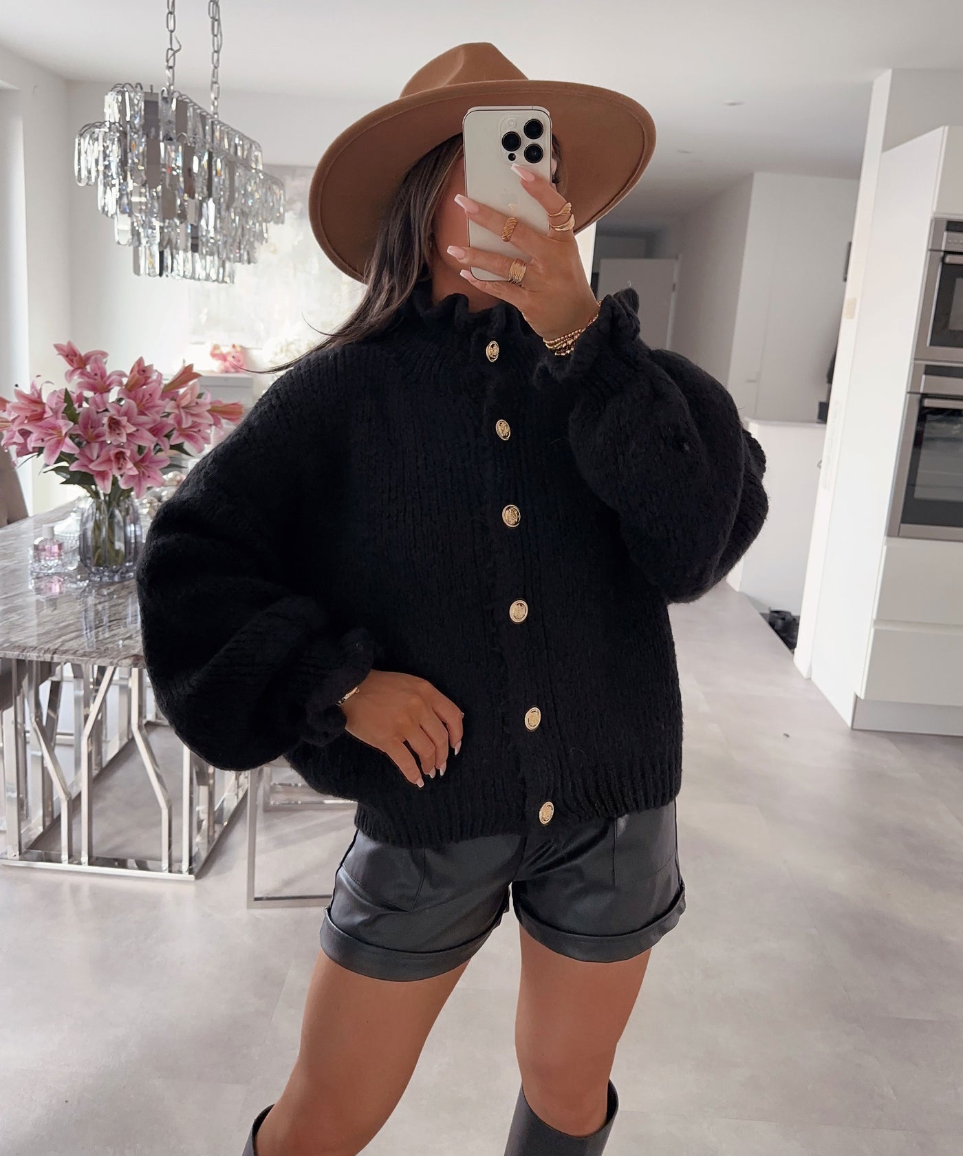 Cardigan Milena Schwarz  Ladypolitan ♡   