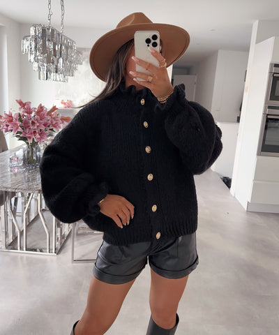 Cardigan Milena Schwarz  Ladypolitan ♡   
