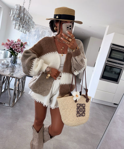 Cardigan Milu Beige Ladypolitan ♡