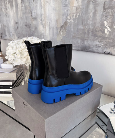 Chelsea Boots Nora Short Blau  Ladypolitan ♡   