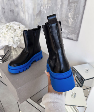 Chelsea Boots Nora Short Blau  Ladypolitan ♡   