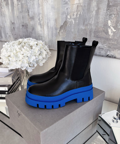 Chelsea Boots Nora Short Blau  Ladypolitan ♡   