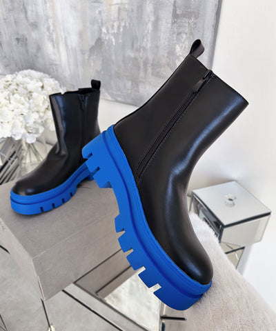 Chelsea Boots Nora Short Blau  Ladypolitan ♡   