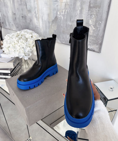 Chelsea Boots Nora Short Blau  Ladypolitan ♡   