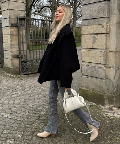 Cowboy Stiefel Selenay Beige Midi  Ladypolitan ♡   
