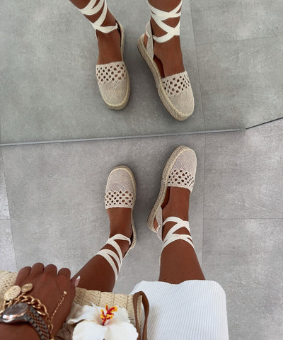 Espadrilles Zinea Beige Ladypolitan ♡