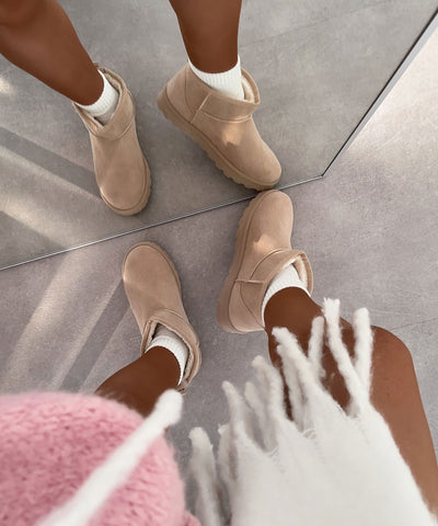 Gefütterte Boots Sana Beige  Ladypolitan ♡   