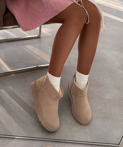 Gefütterte Boots Sana Beige  Ladypolitan ♡   