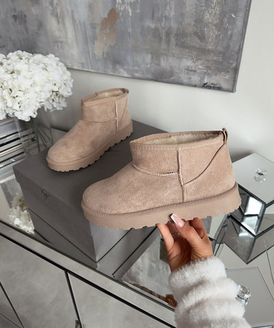 Gefütterte Boots Sana Beige  Ladypolitan ♡   