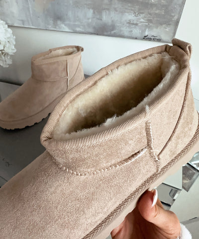 Gefütterte Boots Sana Beige  Ladypolitan ♡   
