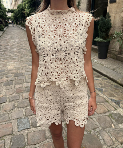 Häkel Set Meranda Beige Ladypolitan ♡