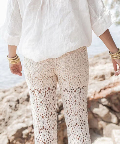 Häkel Hose Patrisa Beige Ladypolitan ♡